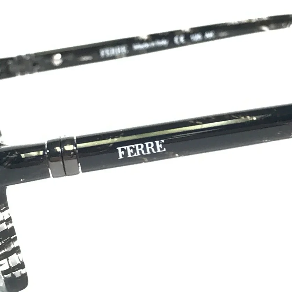 Gianfranco Ferre GF05304 Eyeglasses Frames Marble Black Clear Square 54-16-125 - Picture 6 of 10